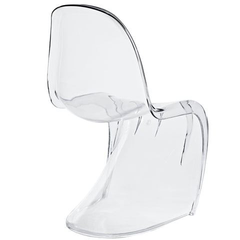Modway Slither Clear Dining Side Chair Set of 4