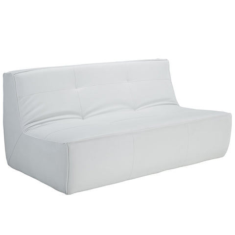 Modway Align Leather Loveseat