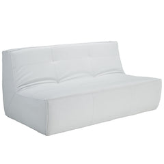 Modway Align Leather Loveseat