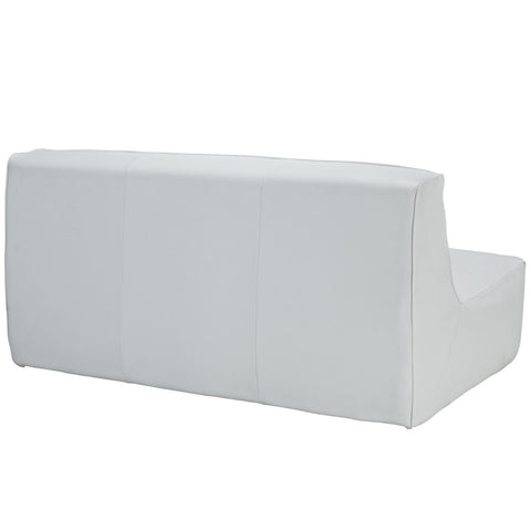 Modway Align Leather Loveseat