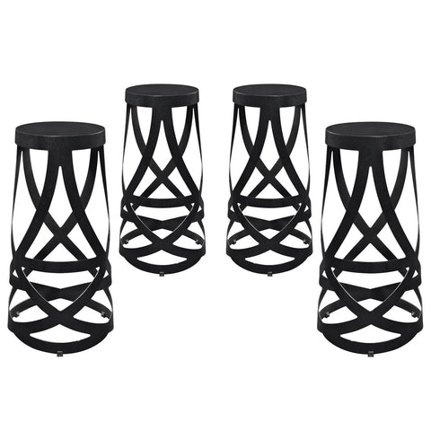 Modway Ribbon Bar Stool Set of 4