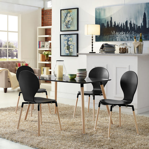 Modway Path Dining Chair Set of 4