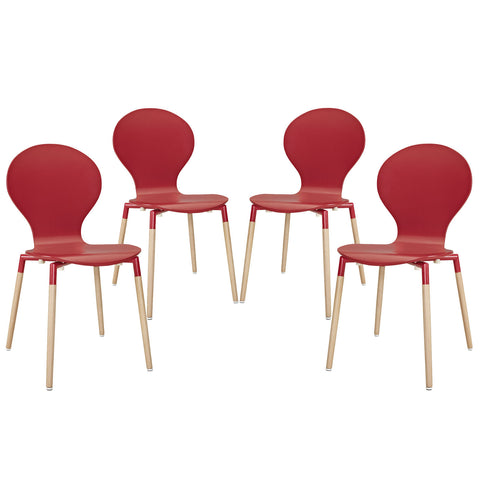Modway Path Dining Chair Set of 4