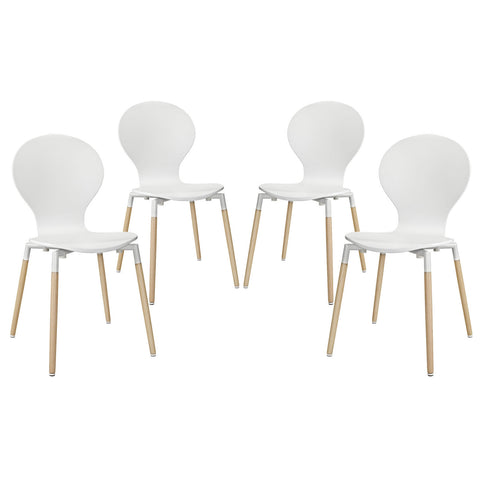 Modway Path Dining Chair Set of 4