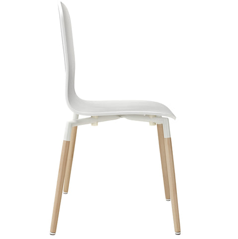 Modway Stack Wood Dining Chairs Set of 4
