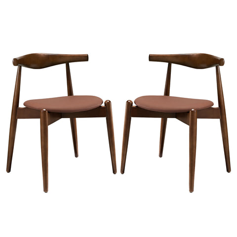 Modway Stalwart Dining Side Chairs Set of 2