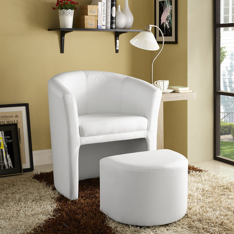 Modway Divulge Armchair and Ottoman