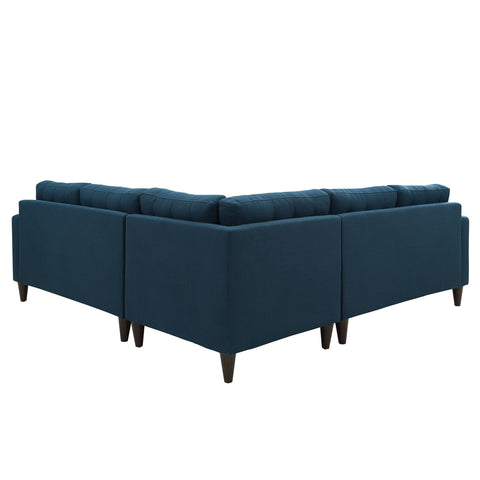 Modway Empress 3 Piece Fabric Sectional Sofa Set