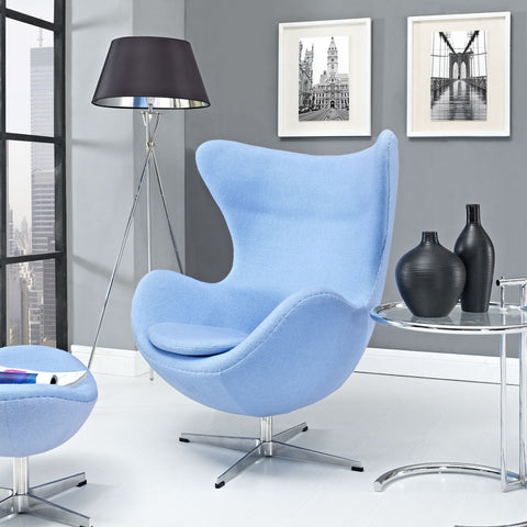 Modway Glove Wool Lounge Chair