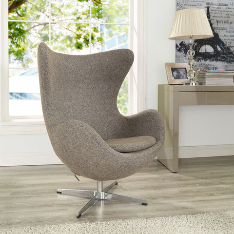 Modway Glove Wool Lounge Chair