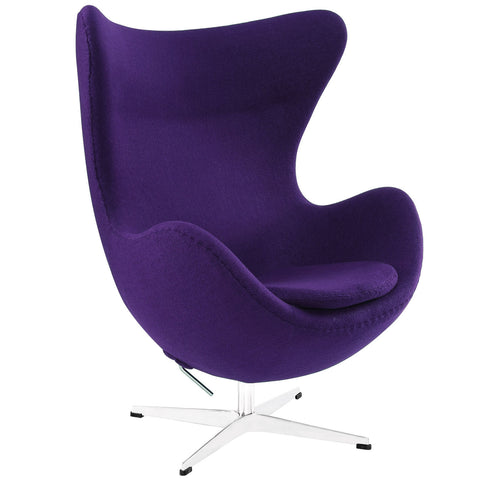 Modway Glove Wool Lounge Chair
