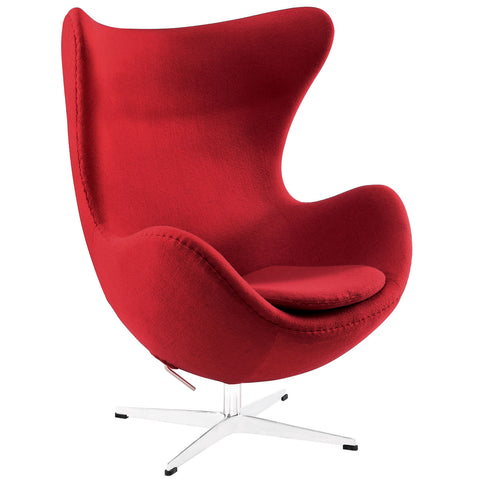 Modway Glove Wool Lounge Chair