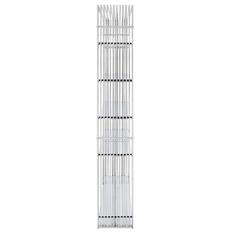 Modway Gridiron Stainless Steel Bookshelf