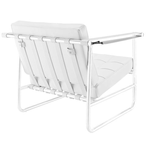 Modway Poise Stainless Steel Lounge Chair