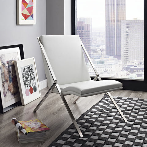 Modway Swing Vinyl Lounge Chair