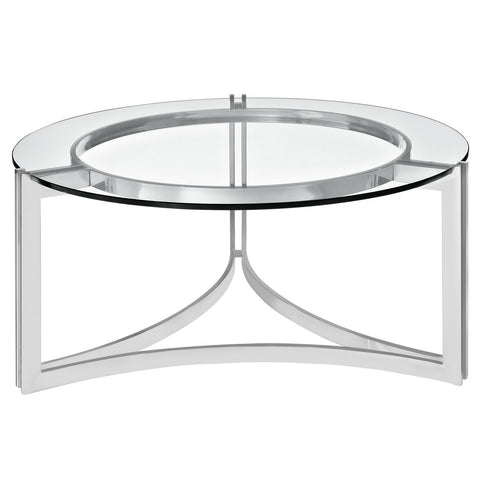 Modway Signet Stainless Steel Coffee Table