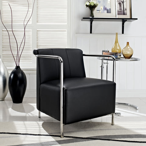 Modway Ebb Vinyl Lounge Chair