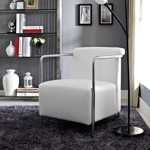 Modway Ebb Vinyl Lounge Chair