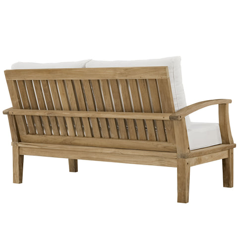 Modway Marina 7 Piece Outdoor Patio Teak Sofa Set