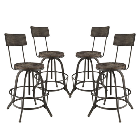 Modway Procure 4 Piece Dining Set