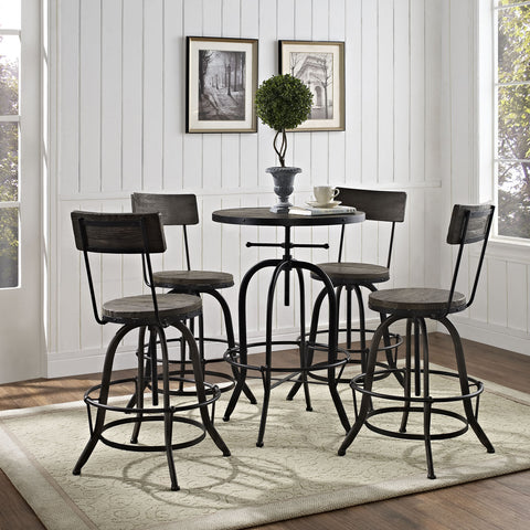 Modway Procure 4 Piece Dining Set
