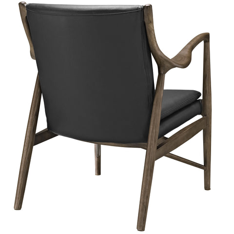 Modway Makeshift Leather Lounge Chair