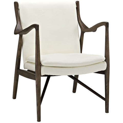 Modway Makeshift Leather Lounge Chair