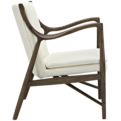 Modway Makeshift Leather Lounge Chair