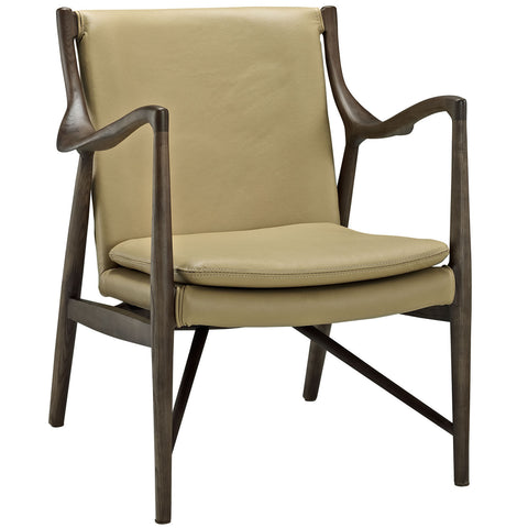 Modway Makeshift Leather Lounge Chair