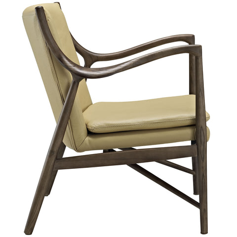 Modway Makeshift Leather Lounge Chair