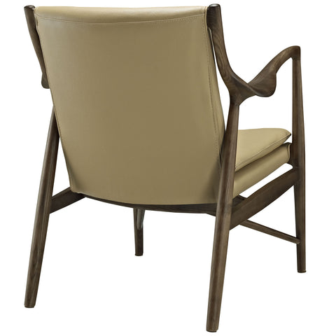 Modway Makeshift Leather Lounge Chair