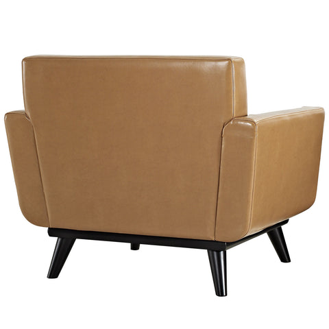 Modway Engage Leather Sofa Set