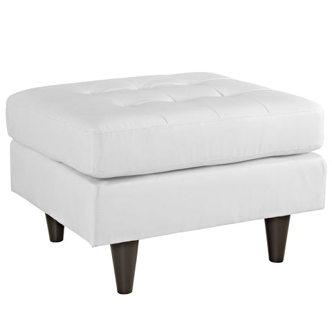Modway Empress Leather Ottoman