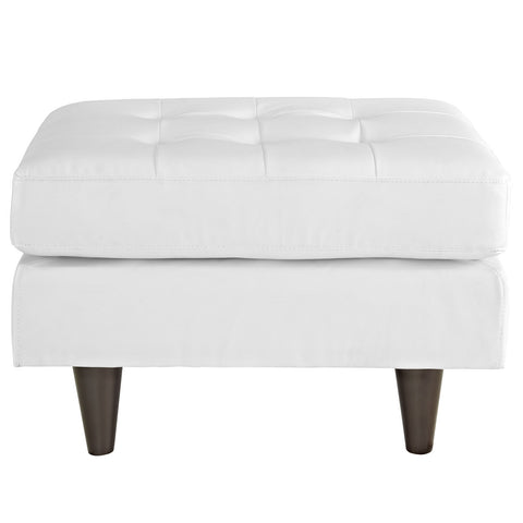 Modway Empress Leather Ottoman