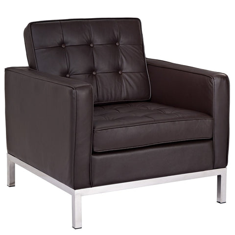 Modway Loft Leather Armchair