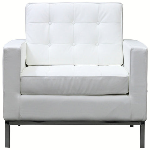 Modway Loft Leather Armchair