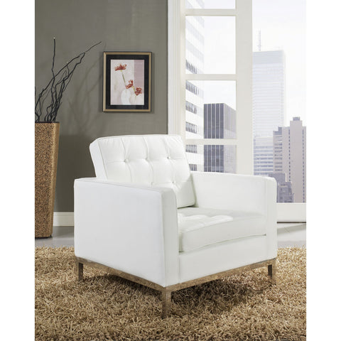 Modway Loft Leather Armchair