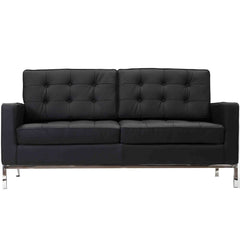 Modway Loft Leather Loveseat