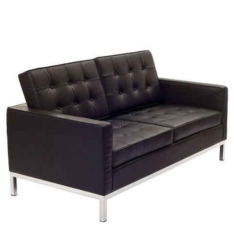 Modway Loft Leather Loveseat