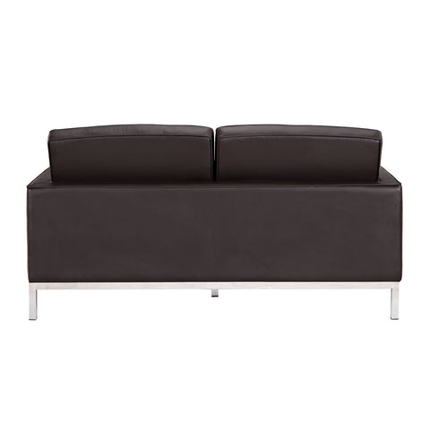 Modway Loft Leather Loveseat
