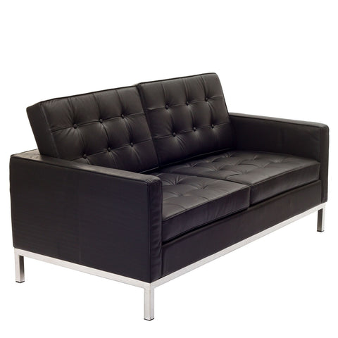 Modway Loft Leather Loveseat