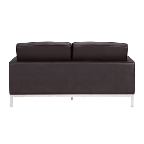 Modway Loft Leather Loveseat