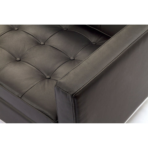 Modway Loft Leather Loveseat