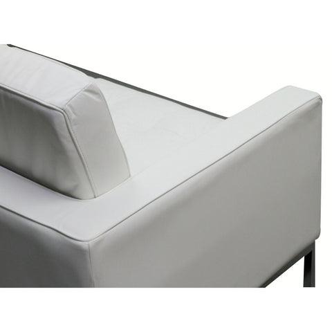 Modway Loft Leather Loveseat