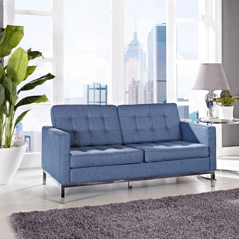 Modway Loft Wool Loveseat