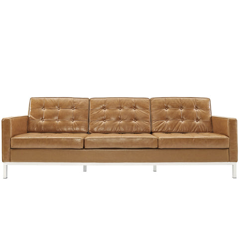 Modway Loft Leather Sofa