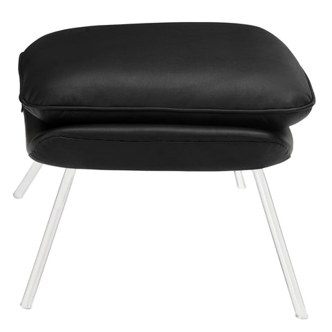 Modway W Leather Lounge Chair