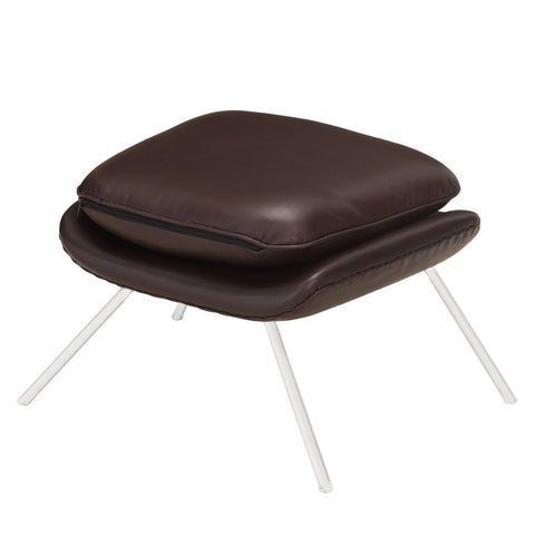 Modway W Leather Lounge Chair
