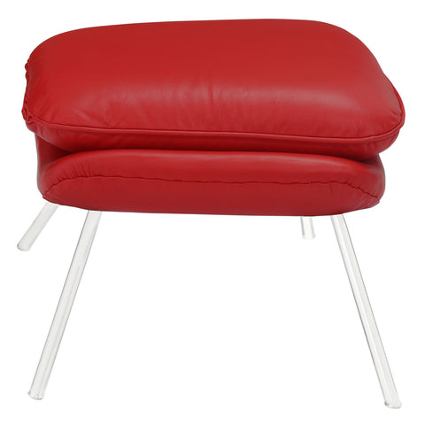 Modway W Leather Lounge Chair