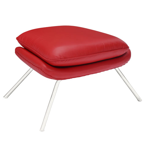 Modway W Leather Lounge Chair